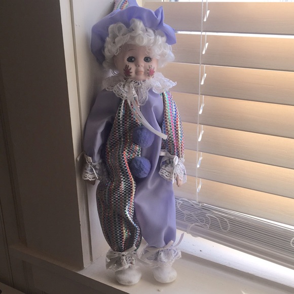 Vintage Porcelain Jester Doll - Picture 2 of 16
